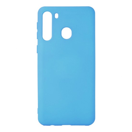 Soft Silicon Case for Samsung Galaxy A21 Blue Soft Silicon Case for Samsung Galaxy A21 Blue